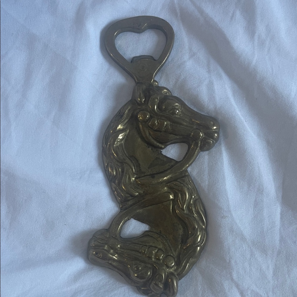 Brass Vintage Horse Bottle Opener